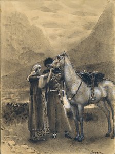İsmail ile Zara veda. Mikhail Lermontov