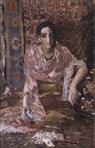Falcı, 1895 by Mikhail Aleksandrovich Vrubel