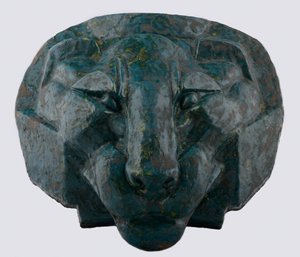 Aslan Başı, 1891 (sırlı mayolika) by Mikhail Aleksandrovich Vrubel
