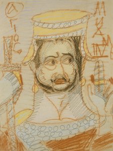 Aziz Mikail Başmelek by Mikhail Aleksandrovich Vrubel