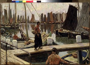 Yelkenli tekneler, sessizlik (Yelkenli tekneler, sakin). Mihail Aleksandroviç Demyanov