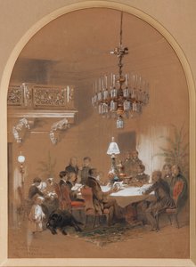 Vallyarlyarsky'nin Vonylarovo'daki Salonu, 1855 by Mikhail Osipovitsch Mikeshin