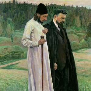Filozoflar: Sergei Nikolaevich Bulgakov ve Pavel Aleksandrovich Florensky'nin Portresi