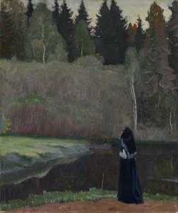 Bülbül Şarkı söylüyor, 1918 by Mikhail Vasilievich Nesterov