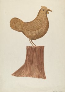 Küçük Ahşap Tavuk