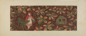 Baskılı Tekstil, c. 1940. by Mildred Ford