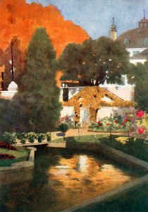 Mermer Bahçeden Fredensborg Kalesi, by Mima Nixon
