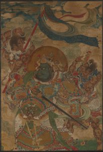 Göksel Kral Virudhaka by Ming Dynasty Chinese School