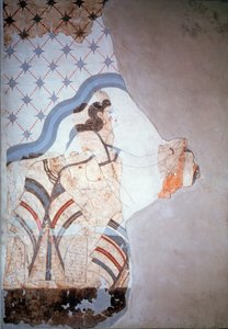 Kadın figürü (fresk by Minoan