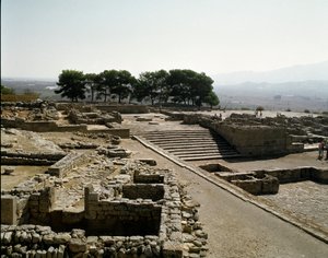 Phaistos harabelerinin görünümü, MÖ 2700-1200 by Minoan