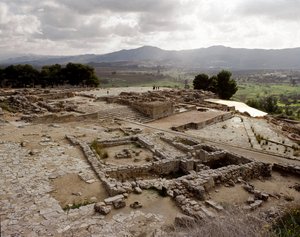 Phaistos harabelerinin görünümü, MÖ 2700-1200 by Minoan