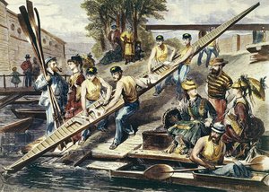 Bir Skiff Başlatma by Miranda Miranda