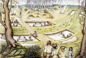 Savunma hendekleri kazma, MÖ 5. yy, 1990-2010 yılları by Miranda Schofield