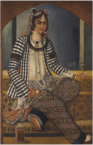 Bir Bayan Portresi by Mirza Baba