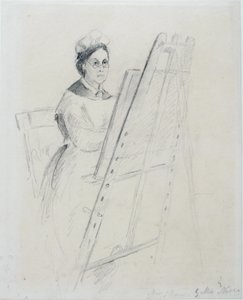 Mary Jane Hancock'un Portresi by Miss Noble