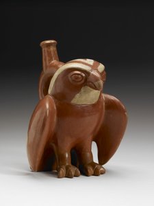 Şahin Gemisi, MS 200-450 (kaymalı toprak kap) by Moche Moche