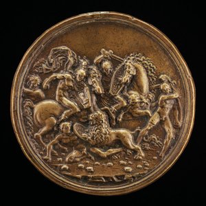 Bir Aslan Avı, 15. yüzyılın sonları - 16. yüzyılın başlarında. by Moderno