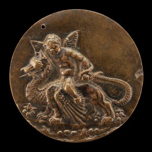 Ejderhaya Binme Aşk Tanrısı, c. 1500. by Moderno