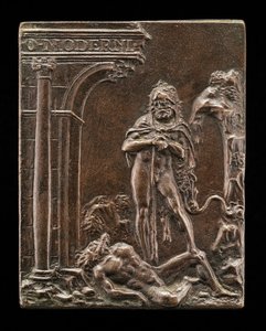 Herkül, Antaeus üzerinde Muzaffer, 15. yüzyılın sonları - 16. yüzyılın başlarında. by Moderno