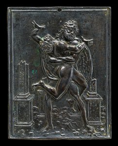 Herkül ve Antaeus, 15. yüzyılın sonu - 16. yüzyılın başı. by Moderno