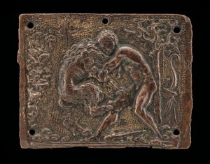 Herkül ve Nemean Aslanı, 15. yüzyılın sonları - 16. yüzyılın başlarında. by Moderno