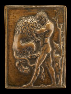 Nemean Aslanı ile Daimi Herkül, c. 14881489. by Moderno