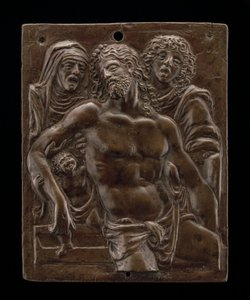 Bakire ve Aziz Yuhanna Tarafından Desteklenen Ölü İsa, 1513 veya öncesi. by Moderno