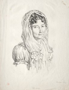 Bir Kadının Portresi, 1819. by Moisbach