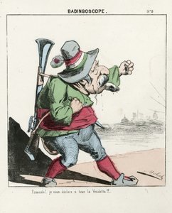 Uçan yaprak, sayı 5, Renklerde Hiciv, 1870 dolayları: Badingoscope - Paris Komünü/Savaş/Kuşatma, Hunt, Cumhuriyet Başkanı - Napolyon III - Moloch