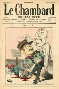 Renklerde Hiciv “Le Chambard Socialiste”nin Kapağı by Moloch
