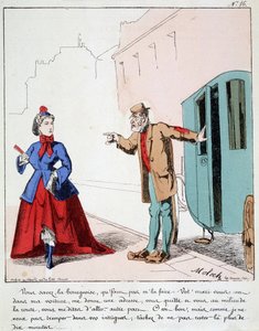 O. ESKİ. ESKİ. Motoredons: Şehirde ulaşım karikatürü. Arabacı, parka giden bir burjuvayı azarlarken, kocası şoförden onu başka bir yere götürmesini ister. Moloch