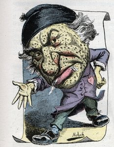 Louis Veuillot (1813-1883), Fransız gazeteci ve yazar portresi by Moloch