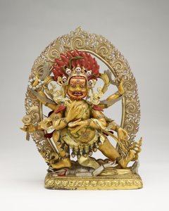 Altı kollu Mahakala, 18. yüzyılın ikinci yarısı