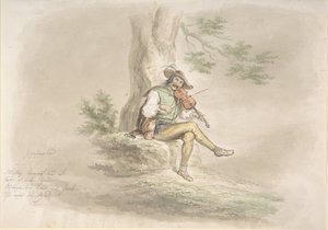 Çingene Kemancı, 1858. by Monogrammist CG