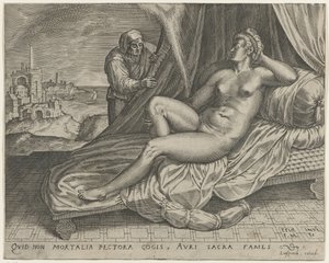 Jüpiter ve Danae by Monogrammist FME