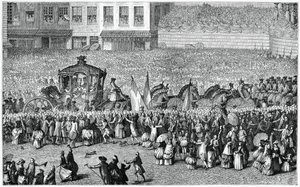 Geçit Töreninde At Arabası, 1782, 1885.