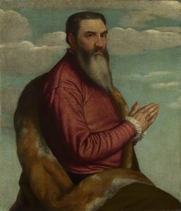 Uzun Sakallı Dua Eden Adam by Moretto da Brescia