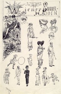 Viyana türleri 1880 (Viyana yaz modası)