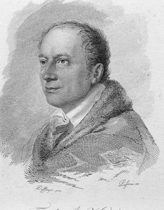 Passini tarafından oyulmuş Friedrich Kind portresi (gravür) by Moritz Michael (after) Daffinger