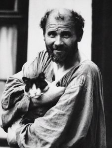 Gustav Klimt, kedili, 1911. by Moritz Nähr