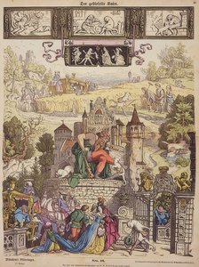 Çizmeli Kedi (Münih resim sayfası no.48). 1850
