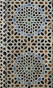 Bou Inania Medresesi, zellij çini işi, c14th (seramik)