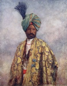 Bir Keşmir Askeri (renkli taş) by Mortimer Ludington Menpes