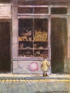 Merkez Pazarı yakınında Ekmek Dükkanı by Mortimer Ludington Menpes