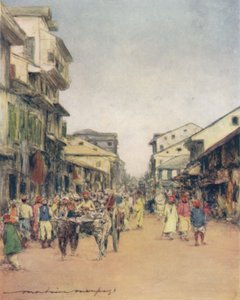 Delhi Sokaklarında, 1905 by Mortimer Ludington Menpes