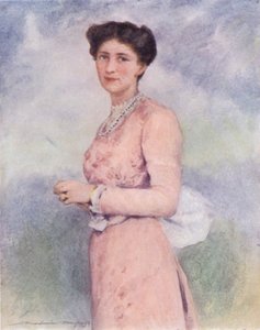 Lady Curzon (renkli taş) by Mortimer Ludington Menpes