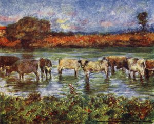Köprü yakınında, Sutton Courtenay by Mortimer Ludington Menpes