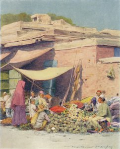 Sebze Pazarı, Delhi, 1905