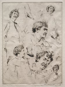 James MacNeill Whistler. by Mortimer Menpes