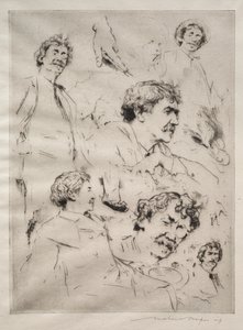 James MacNeill Whistler. by Mortimer Menpes